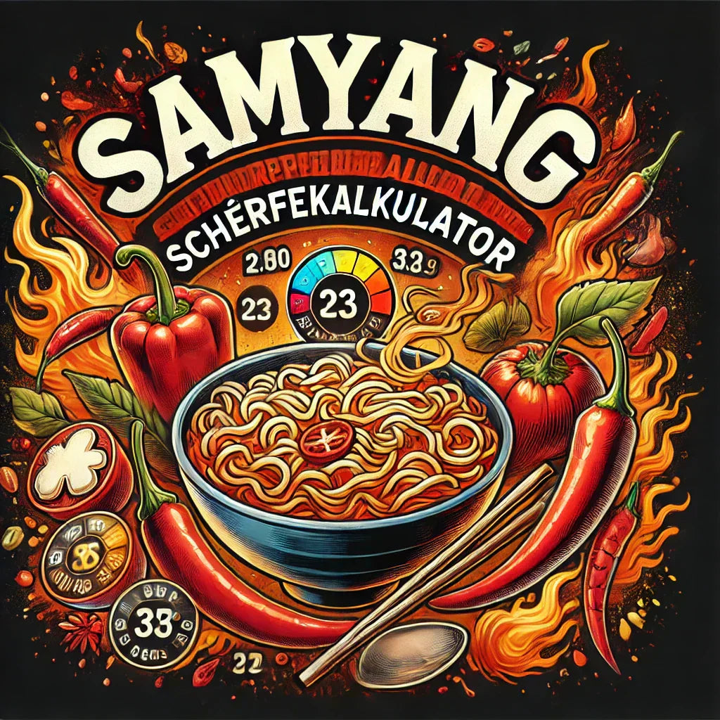 Samyang Buldak Ramen Scoville Rechner Schärfe Skala & Carbonara Guide
