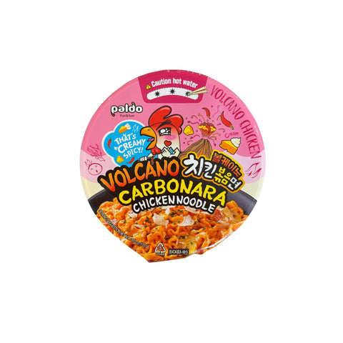 Paldo Volcano Carbonara Chicken Nudeln Big Bowl 106g