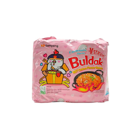 SAMYANG Buldak Ramen Scharfes Huhn Hot Chicken Carbonara 5x130g