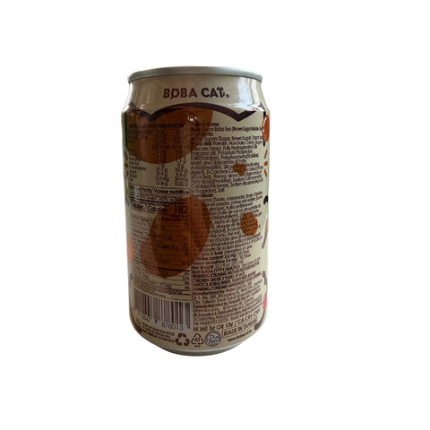 Boba Cat Bubble Milk Tea-Getränk Brauner Zucker 315ml