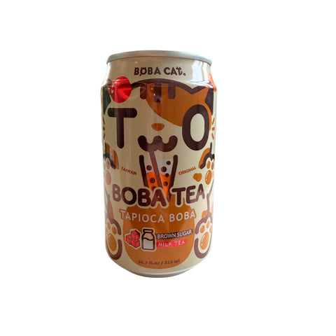 Boba Cat Bubble Milk Tea-Getränk Brauner Zucker 315ml