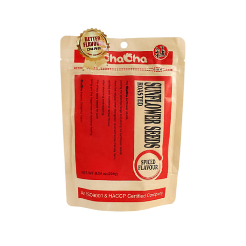 Chacha Geröstete Sonnenblumenkerne Gewürzt 228g MHD 08.25