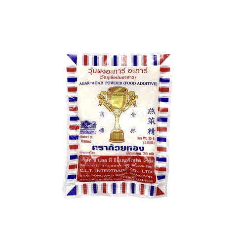 Gold Cup White Agar Agar Pulver 25 g - Utoppa - Lebensmittel aus aller Welt