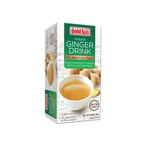 Gold Kili Instant Ingwer-Getränk ohne Zucker 10x5g