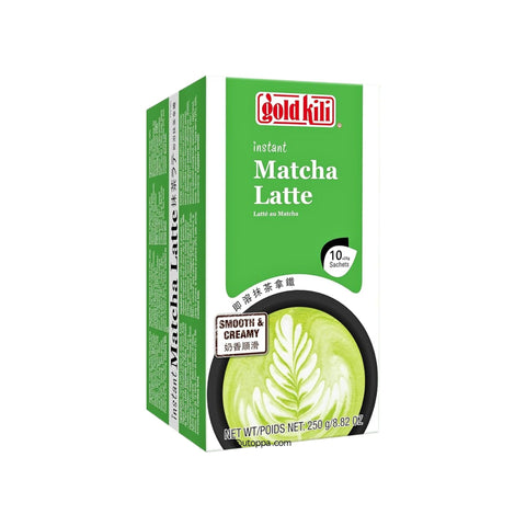 Gold Kili Instant Matcha Latte 10 x 25 g - Utoppa - Lebensmittel aus aller Welt