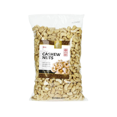 Golden Turtle Cashewnüsse ungeröstet 1 Kg - Utoppa - Lebensmittel aus aller Welt