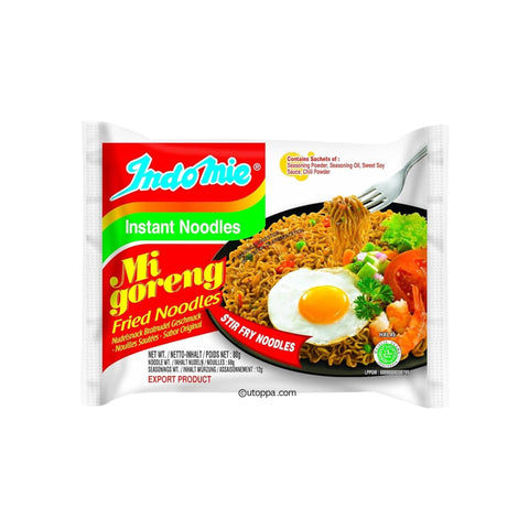 Indomie Instantnudeln Mi Goreng 80 g - Utoppa - Lebensmittel aus aller Welt