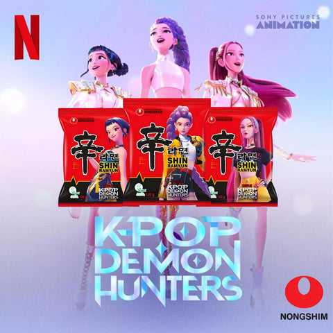 K-POP Demon Hunters Nongshim Instant Nudeln Shin Ramyun Limited Edition 1X 120g
