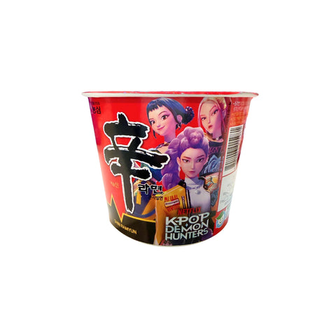 K-POP Demon Hunters Nongshim Instantnudeln Shin Ramyun scharf Big Bowl 114g