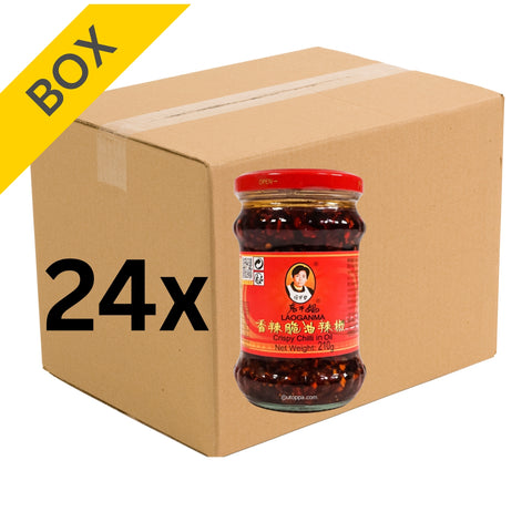 Lao Gan Ma Crispy Chili in Öl 24 x 210g karton