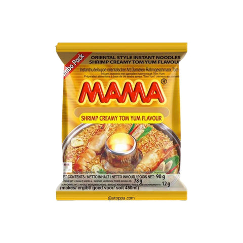 Mama Instantnudeln Garnelen 90 g Tom Yum - Utoppa - Lebensmittel aus aller Welt