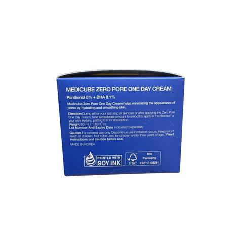 Medicube Zero Pore One Day Cream 50ml