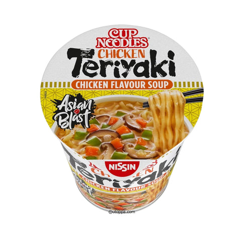 Nissin Instant Nudeln Cup Chicken Teriyaki 67 g - Utoppa - Lebensmittel aus aller Welt