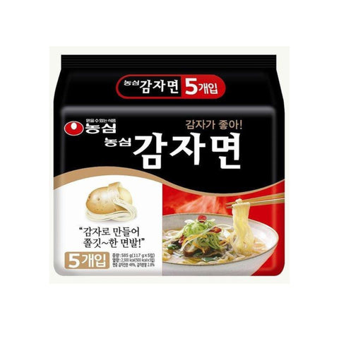 Nongshim Instant Kartoffelnudelsuppe Chewy Potato 5 x 100 g