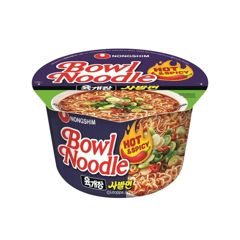 Nongshim Instant Nudeln Hot & Spicy Bowl 100 g - Utoppa - Lebensmittel aus aller Welt