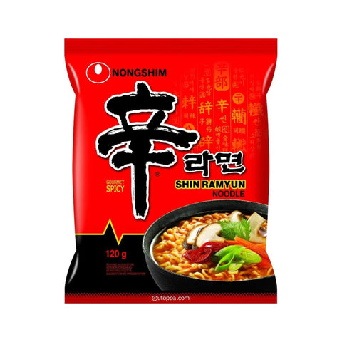 Nongshim Instant Nudeln Shin Ramyun 120 g - Utoppa - Lebensmittel aus aller Welt