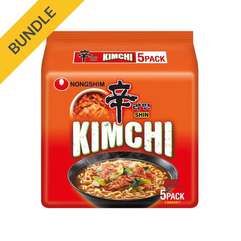 Nongshim Instantnudeln Shin Kimchi 5 x 120 g