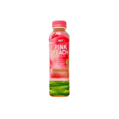 OKF Aloe Vera Getränk Pink Pfirsich 500 ml