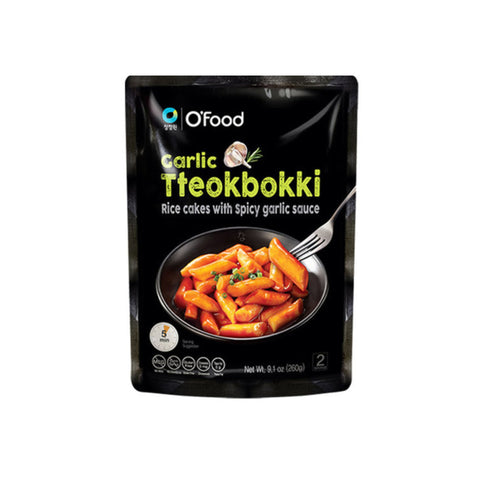 O'FOOD Tteokbokki mit Chili & Knoblauchsoße 260 g