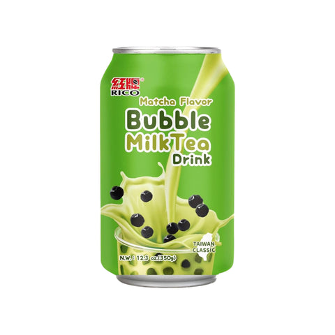 Rico Bubble Milk Tea-Getränk Matcha 350 ml verpackung in dose