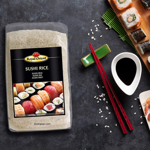 Royal Orient Sushi Reis 1 Kg - Utoppa - Lebensmittel aus aller Welt