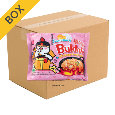 SAMYANG_Ramen_Scharfes_Huhn_Hot_chicken_Carbonara_130_G_40_pack_bulk_bundle_box_carton_karton_40_pack