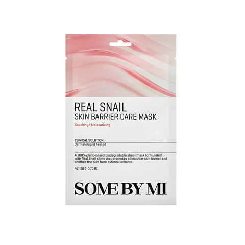 SOME by MI Real Snail Skin Barrier Care Mask 1pc