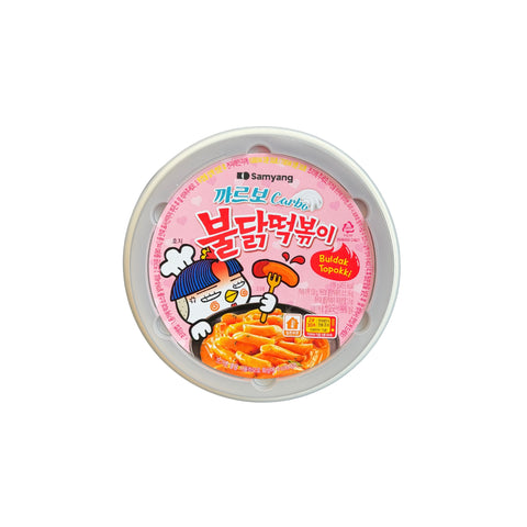 Samyang Buldak Carbonara Hot Chicken Topokki Reiskuchen 179g