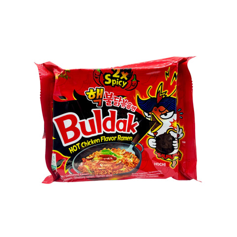 Samyang Buldak Extrem Ramen Nudeln Hot Chicken 2x Spicy 140g verpackung einzeln