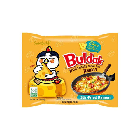 Samyang Buldak Instant Nudeln Gelb Scharfes Huhn Käse Hot chicken cheese 140 g