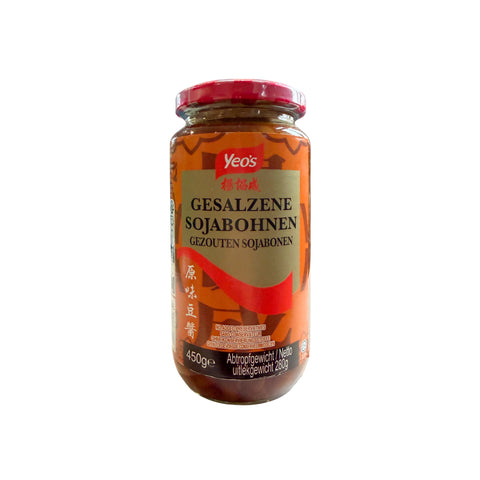 Yeos gesalzene Soja Bohnen im Glas 450g