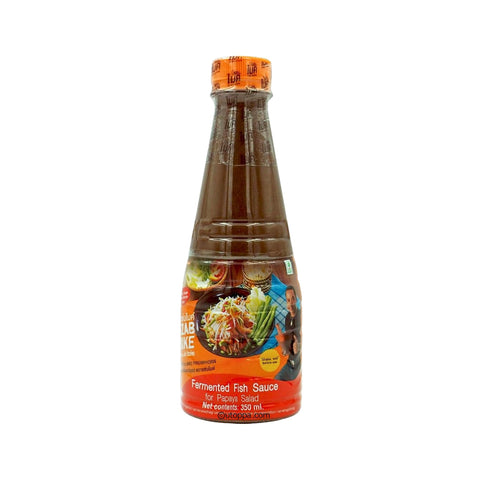 Zab Mike Fermentierte Fischsauce für Papayasalat 350 ml - Utoppa - Lebensmittel aus aller Welt